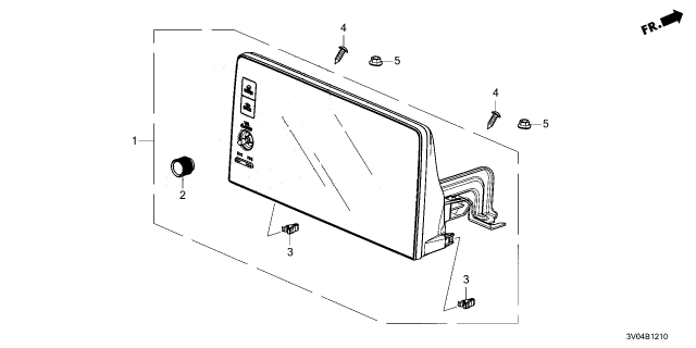 2024 Honda HR-V DISPLAY (9 INCH) Diagram for 8A700-3V0-A01
