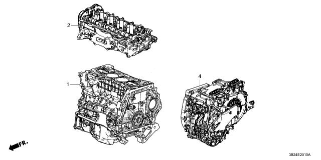 2024 Honda CR-V Hybrid ATR KIT Diagram for 20041-69N-A02RM