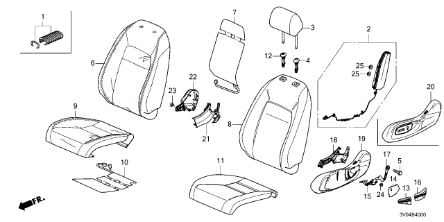 2026 Honda HR-V MODULE, L- SIDE Diagram for 78055-3W0-A20