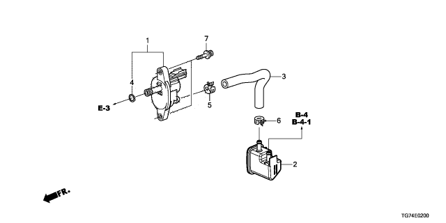 2022 Honda Pilot VALVE, PUR CONT SOL Diagram for 36162-5G0-A02