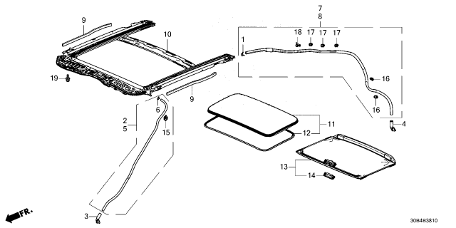 2023 Honda Accord Hybrid SUNSHADE *NH900L* Diagram for 70600-TVA-A02ZA