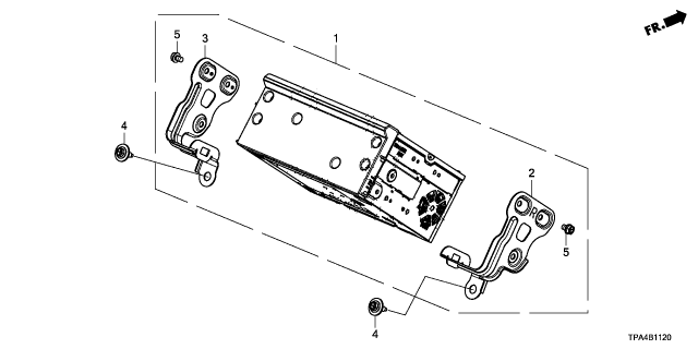 2022 Honda CR-V Hybrid UNIT ASSY,AUDIO NAVI Diagram for 39101-TLA-AU3RM
