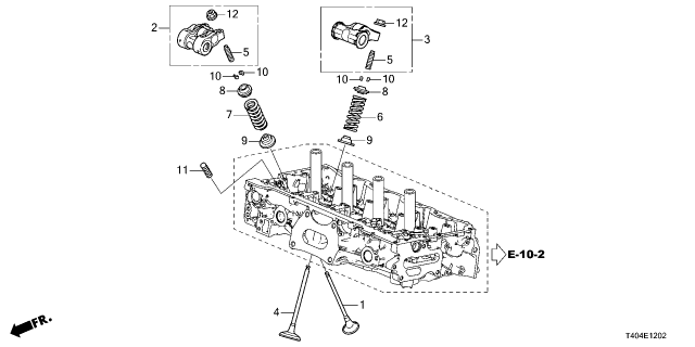 2025 Honda Civic VALVE SET, EX Diagram for 06147-66V-A00