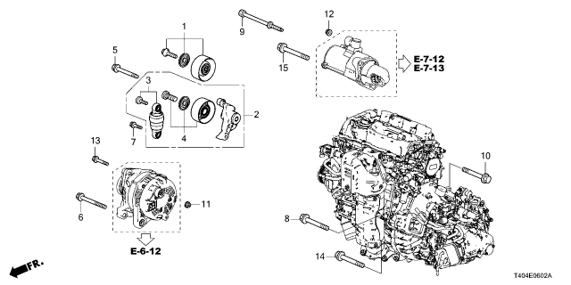 2023 Honda Civic BOLT (10X85) Diagram for 90001-66V-A01