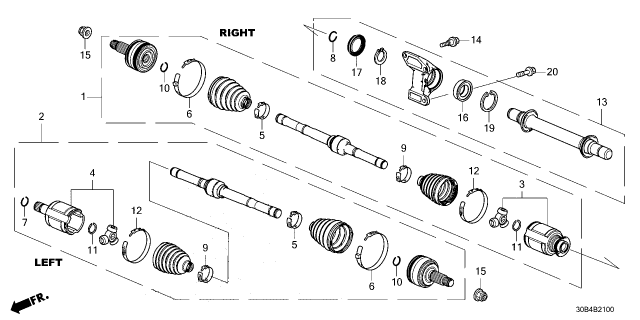 2024 Honda Accord Hybrid SET Diagram for 44310-30B-305