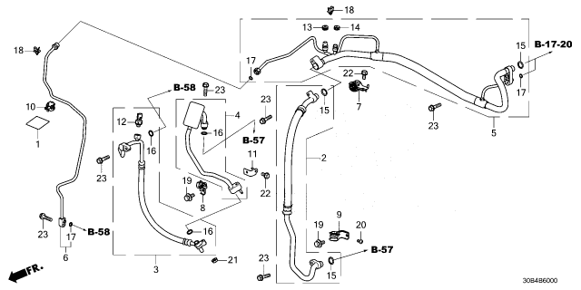 2023 Honda Accord Hybrid HOSE COMP, DISCHARGE Diagram for 80315-30B-A01