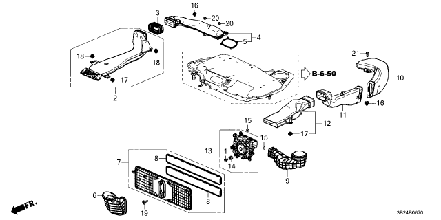 2023 Honda CR-V Hybrid FAN ASSY-, COOLING Diagram for 1J810-6Y0-901