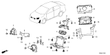 Diagram for 2025 Honda Accord Hybrid Engine Control Module - 37820-6NH-AX1