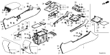 Diagram for Honda Civic Hybrid Armrest - 83405-T61-A11ZA