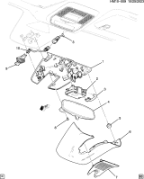 Diagram for Honda Prologue Car Mirror - 13524916