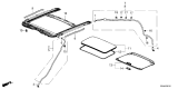 Diagram for 2025 Honda Accord Hybrid Sun Visor - 70600-TVA-A02ZB