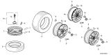 Diagram for 2026 Honda HR-V Spare Wheel - 42700-3W0-A51