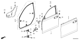 Diagram for 2025 Honda Accord Hybrid Door Check - 72340-30A-A01