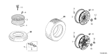 Diagram for 2025 Honda Odyssey Spare Wheel - 42700-THR-AE2
