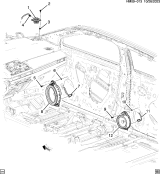 Diagram for Honda Prologue Car Speakers - 84577107