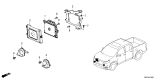 Diagram for 2025 Honda Ridgeline Engine Control Module - 37820-5MJ-CB1
