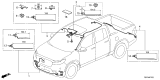 Diagram for 2025 Honda Ridgeline Sunroof Cable - 32156-T6Z-AG0