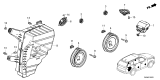 Diagram for 2025 Honda HR-V Car Speakers - 8A410-3V0-A01