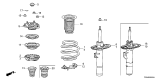 Diagram for 2024 Honda Civic Coil Springs - 51406-T20-A51