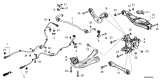 Diagram for 2025 Honda HR-V Control Arm - 52355-3W0-A00