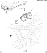 Diagram for Honda Prologue Horn - 85136991