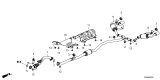 Diagram for 2024 Honda Civic Muffler - 18305-T22-A01