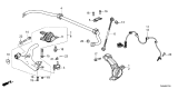 Diagram for Honda Civic Hybrid Sway Bar Kit - 51300-T43-J01