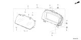 Diagram for 2026 Honda Prelude Instrument Cluster - 78100-36W-A03