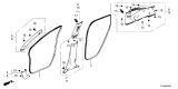 Diagram for 2022 Honda CR-V Door Seal - 72815-TLA-305