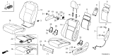 Diagram for 2025 Honda Passport Seat Cover - 81531-TGS-L91ZA