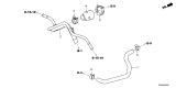 Diagram for Honda Civic Hybrid PCV Hose - 17137-69F-A00