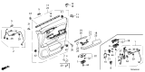 Diagram for 2025 Honda Passport Armrest - 83552-T6Z-A01ZK