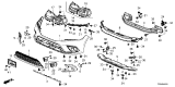 Diagram for 2024 Honda Civic Grille - 71151-T38-A00