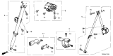 Diagram for 2025 Honda Pilot Seat Belt - 04829-T90-A00ZA