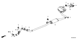 Diagram for 2025 Honda CR-V Hybrid Exhaust Pipe - 18307-3D1-A11