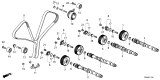 Diagram for 2026 Honda Passport Timing Belt - 14400-6FB-A01