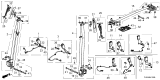 Diagram for 2026 Honda Odyssey Seat Belt - 04869-THR-A01ZA