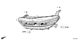 Diagram for 2025 Honda Accord Hybrid Headlight - 33150-30A-A01