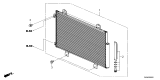 Diagram for 2025 Honda CR-V A/C Condenser - 80100-3A0-A01
