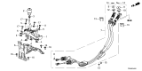 Diagram for 2024 Honda Civic Shift Cable - 54310-T21-A01