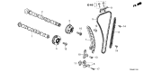 Diagram for Honda Accord Hybrid Cam Gear - 14330-6MA-J01