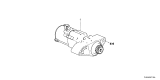 Diagram for 2026 Honda Odyssey Starter Motor - 31200-5MR-A03
