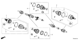 Diagram for 2025 Honda Civic CV Joint - 44014-3K0-H00