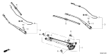 Diagram for 2025 Honda CR-V Wiper Blade - 76630-3A0-A01