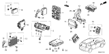Diagram for 2025 Honda CR-V Hybrid Fuse Box - 38200-3A0-A01