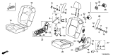 Diagram for 2026 Honda Odyssey Armrest - 81780-THR-L42ZE