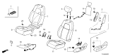 Diagram for 2022 Honda CR-V Seat Cushion - 81537-TLA-C01