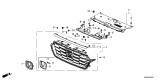 Diagram for 2026 Honda CR-V Emblem - 75710-3T0-J01