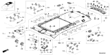 Diagram for 2026 Honda Passport Sun Visor - 83280-T90-A11ZA