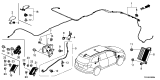 Diagram for 2022 Honda Pilot Antenna - 39150-TG7-A31ZK